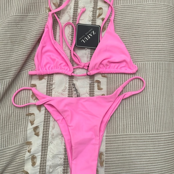 Pink String Bikini - Picture 3 of 3